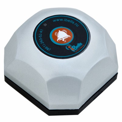 Кнопка iBells-301 серебристая 