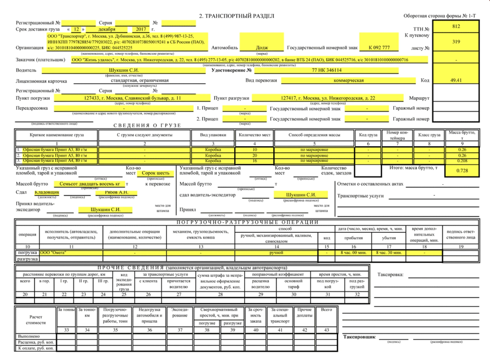 Заполнить форму 1 год. Форма товарно-транспортной накладной 2021. 1-Т товарно-транспортная накладная транспортный раздел. Товарно транспортная накладная грузового автомобиля 2021. Образец заполнения товаро транспортной накладной.